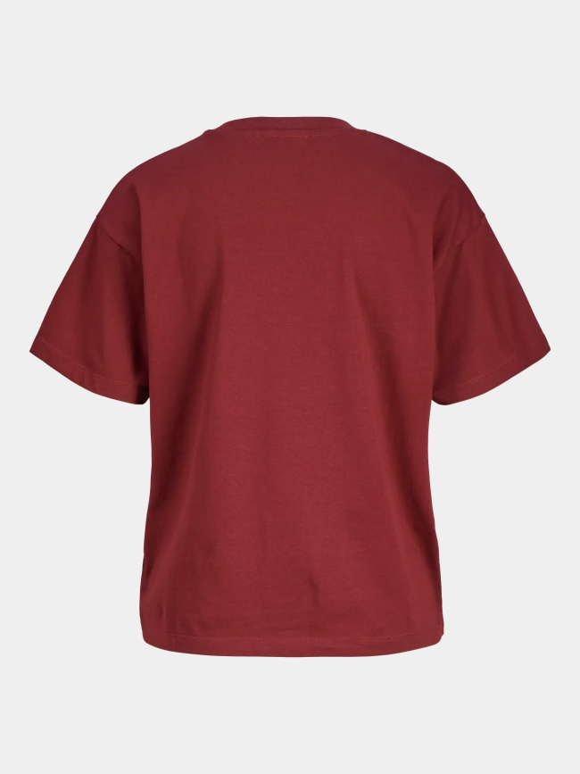 T-shirt à manches courtes jxcana bordeaux femme - JJXX