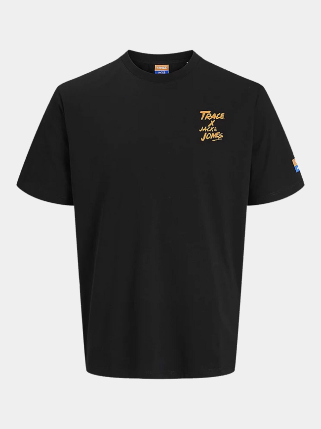 T-shirt jortrace teddy noir homme - Jack & Jones