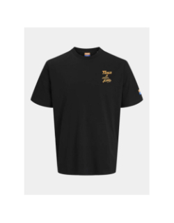 T-shirt jortrace teddy noir homme - Jack & Jones