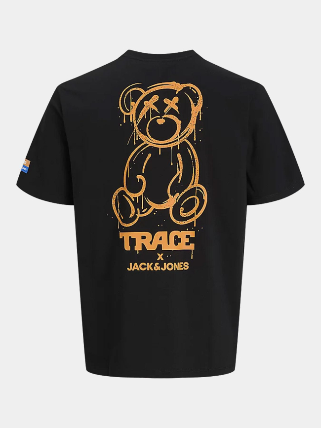 T-shirt jortrace teddy noir homme - Jack & Jones
