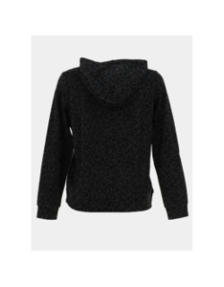 Sweat à capuche léopard dyrless noir femme - Sun Valley