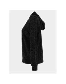 Sweat à capuche léopard dyrless noir femme - Sun Valley