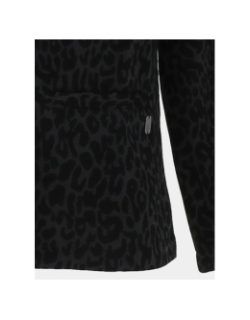 Veste blazer léopard yrelow noir femme - Sun Valley