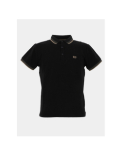 Polo stretch à manches courtes beely noir homme - Sun Valley