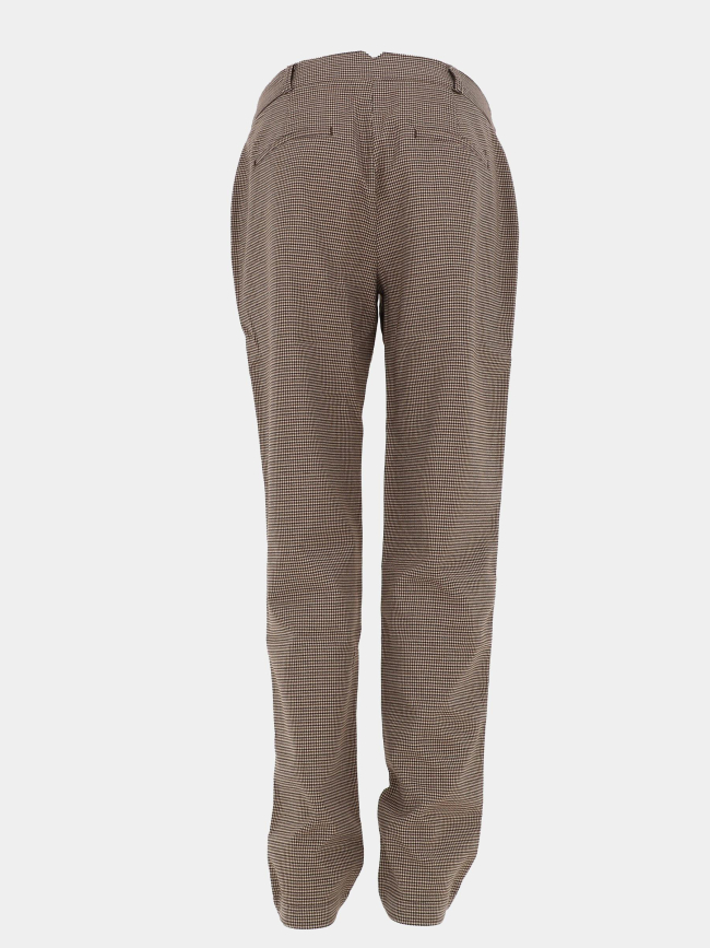 Pantalon chino slim fit à motif marron femme - Salsa