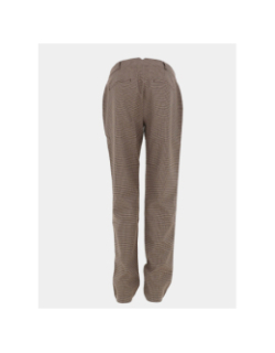Pantalon chino slim fit à motif marron femme - Salsa