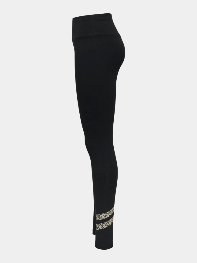 Legging de sport à motif leopard onpanya noir femme - Only