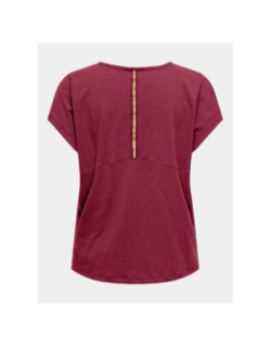 T-shirt de sport loose fit onpaub-jyx bordeaux femme - Only