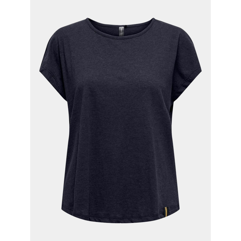 T-shirt de sport loose fit onpaub-jyx bleu nuit femme - Only