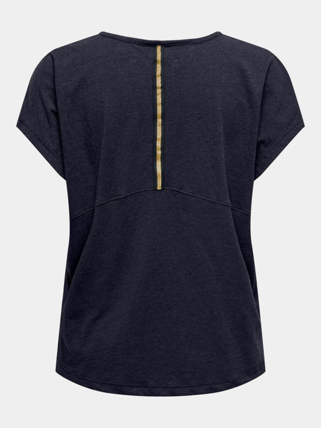 T-shirt de sport loose fit onpaub-jyx bleu nuit femme - Only