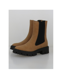 Boots onlbetty beige femme - Only