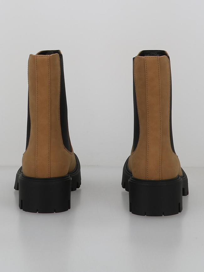 Boots onlbetty beige femme - Only