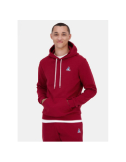 Sweat à capuche ess hoody n1 rouge homme - Le Coq Sportif