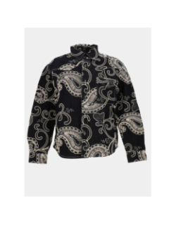 Chemise en denim épaisse à motif bleu nuit homme - Project X Paris