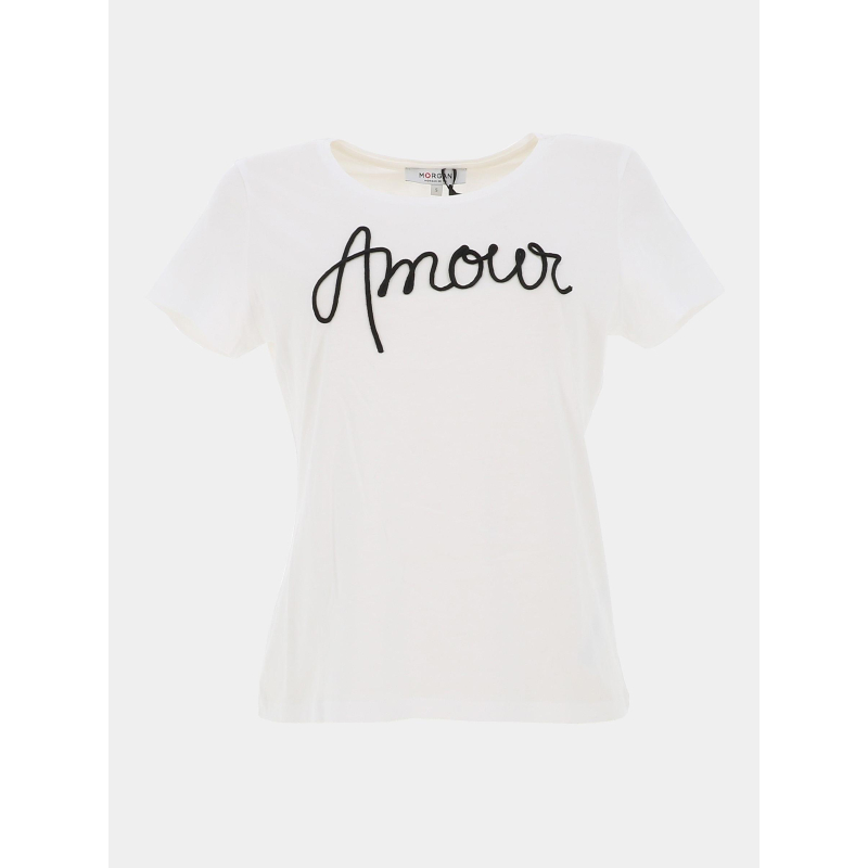 T-shirt à manches courtes dmio blanc femme - Morgan