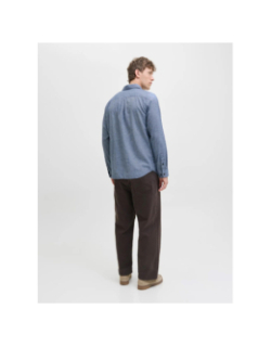 Chemise à manches longues jjeclassic bleu homme - Jack & Jones