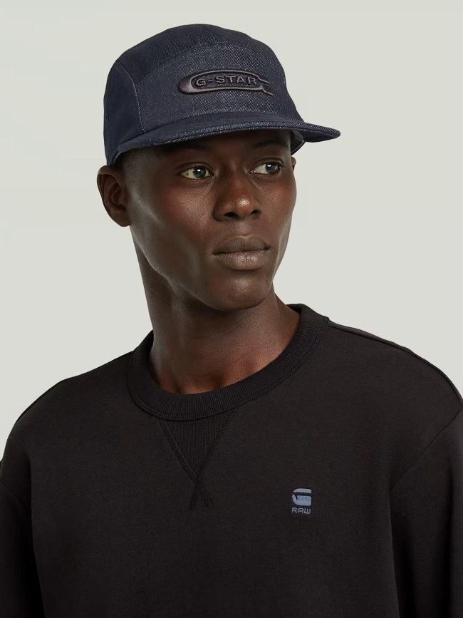 Sweat à col rond nifous noir homme - G Star