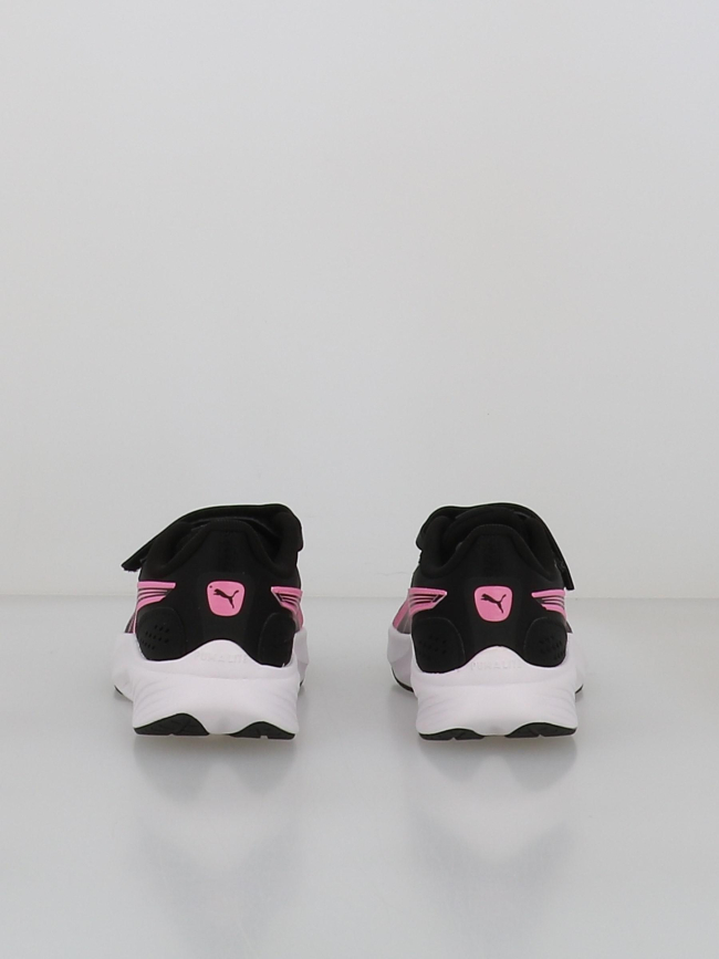 Baskets pounce lite noir et rose enfant - Puma