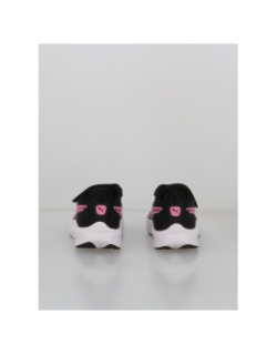 Baskets pounce lite noir et rose enfant - Puma