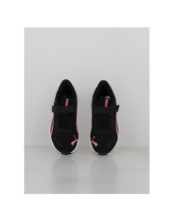 Baskets pounce lite noir et rose enfant - Puma