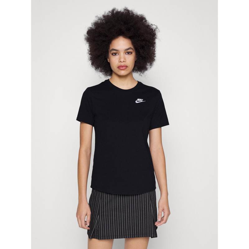 T-shirt à manches courte the tee noire femme - Nike