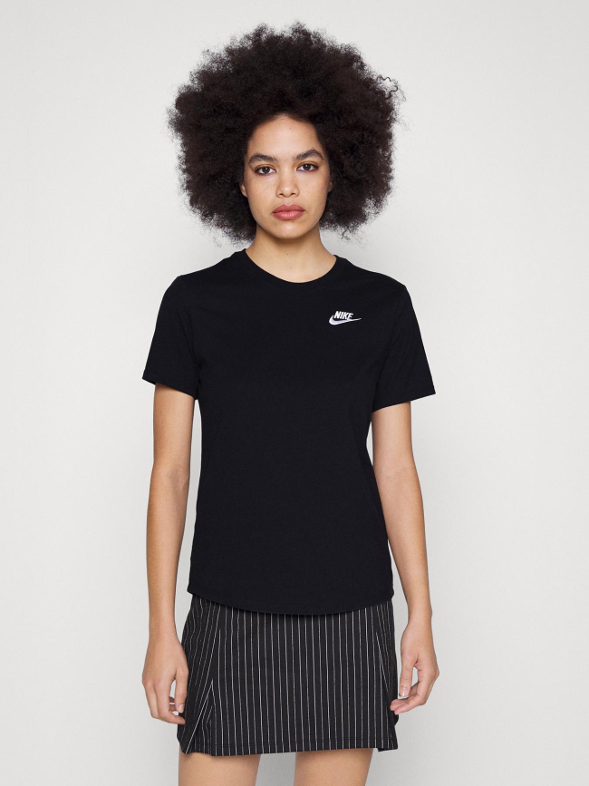 T-shirt à manches courte the tee noire femme - Nike