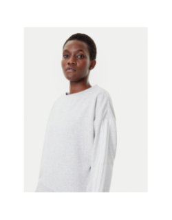 Sweatshirt col rond gris chiné femme - Adidas