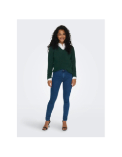 Pull col v camilla vert femme - Only