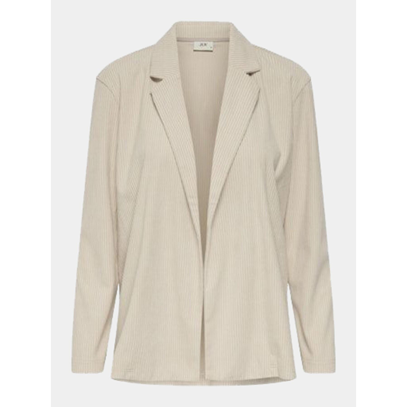Veste blazer velours côtelé geggo beige femme - Jdy