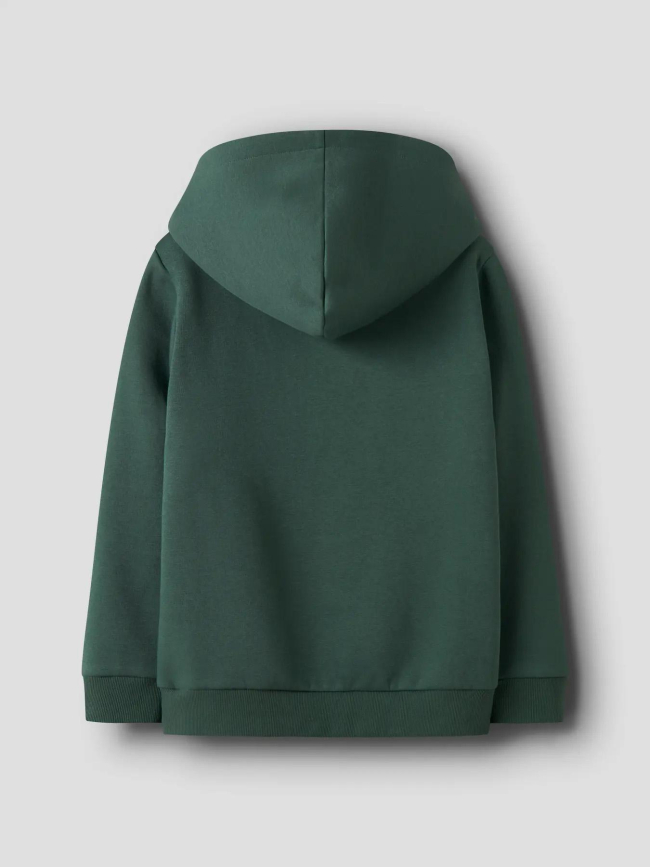 Sweat à capuche nole vert enfant - Name It