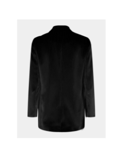 Veste blazer rayée reina pinstripe noir femme - Only