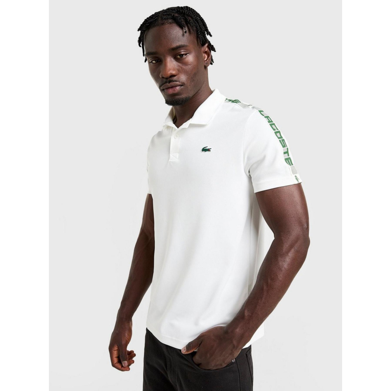 Polo à manches courtes technical blanc homme - Lacoste
