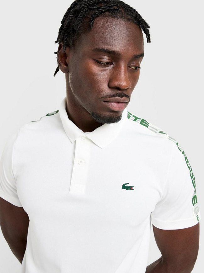Polo à manches courtes technical blanc homme - Lacoste