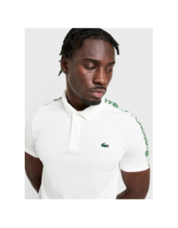 Polo à manches courtes technical blanc homme - Lacoste