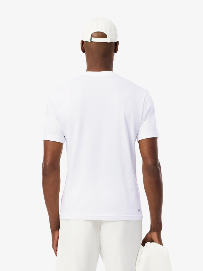 T-shirt urban uni blanc homme - Lacoste