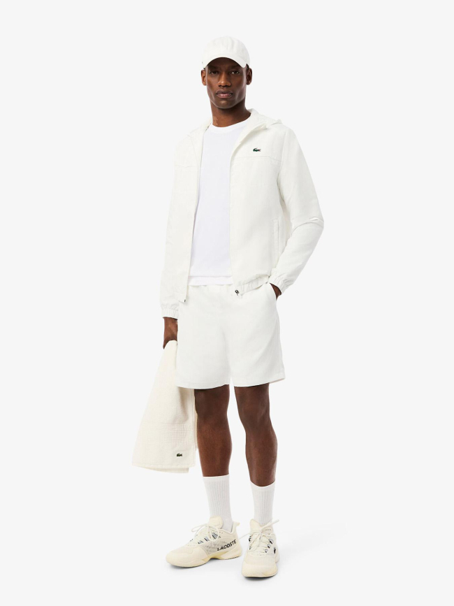 T-shirt urban uni blanc homme - Lacoste