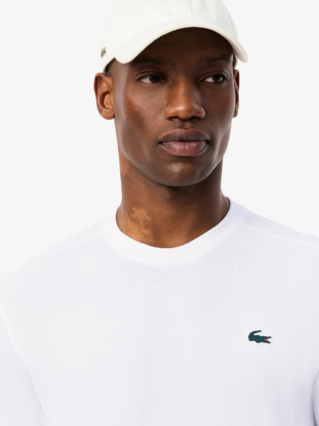 T-shirt urban uni blanc homme - Lacoste