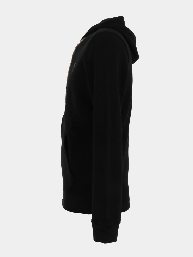 Sweat zippé à capuche logo noir homme - Sun Valley