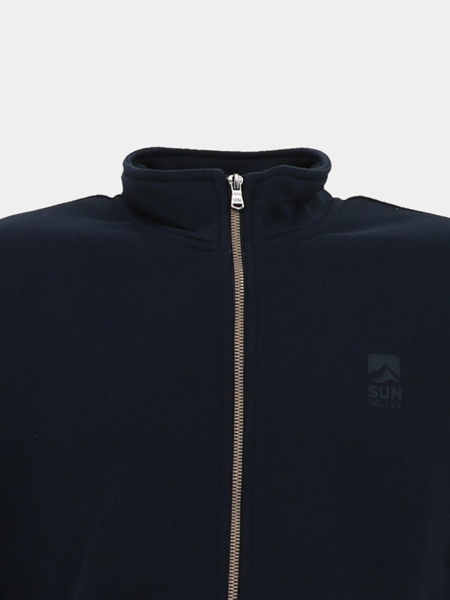 Veste zippé aterie marine fonce homme - Sun Valley