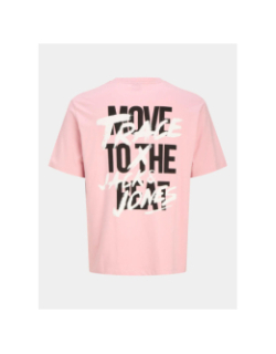 T-shirt trace music rose homme - Jack & Jones