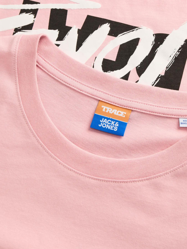 T-shirt trace music rose homme - Jack & Jones