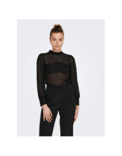 Top dentelle avery noir femme - Jdy