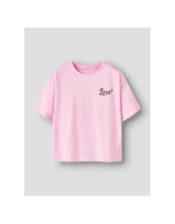 T-shirt à manches courtes naomi rose fille - Name It