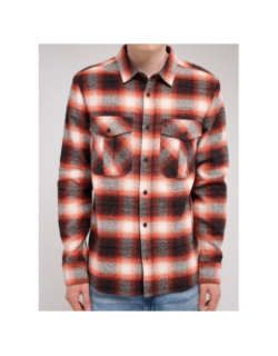 Chemise à carreaux c-peak rouge homme - Teddy Smith