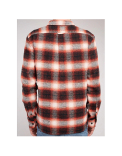 Chemise à carreaux c-peak rouge homme - Teddy Smith