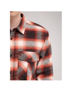 Chemise à carreaux c-peak rouge homme - Teddy Smith