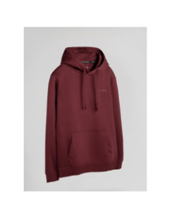 Sweat à capuche nark bordeaux homme - Teddy Smith