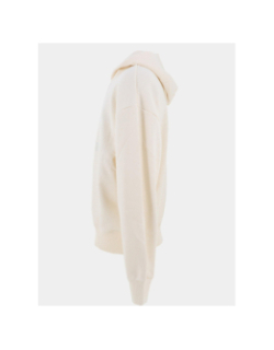 Sweat à capuche logo brodé polaris beige homme - Project X Paris