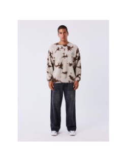 Pull chaud beige marron homme - Project X Paris