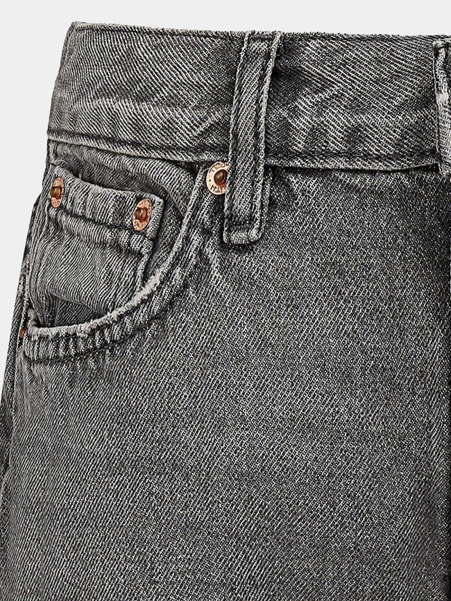 Jean dad pant taille ajustable gris enfant - Teddy Smith